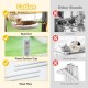 CATISM Foldable Cat Hammock with Cushion up to 20 kg, 52 x 30 cm Window Seats for Cats, Washable Double-Sided Fabric Cushion, Cat Window Lounger, Window Sill Cat Lounger, Beige CATISM Foldable Cat Hammock with Cushion up to 20 kg, 52 x 30 cm Window Seats for Cats, Washable Double-Sided Fabric Cushion, Cat Window Lounger, Window Sill Cat Lounger, Beige