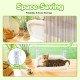 CATISM Foldable Cat Hammock with Cushion up to 20 kg, 52 x 30 cm Window Seats for Cats, Washable Double-Sided Fabric Cushion, Cat Window Lounger, Window Sill Cat Lounger, Beige CATISM Foldable Cat Hammock with Cushion up to 20 kg, 52 x 30 cm Window Seats for Cats, Washable Double-Sided Fabric Cushion, Cat Window Lounger, Window Sill Cat Lounger, Beige