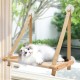 CATISM Foldable Cat Window Lounger with Cushion up to 20 kg, Cat Hammock Window Seat, Cat Window Hammocks Bed for Indoor Cats, Large Cats Perch with Sturdy Suction Cup (50 x 38 cm) CATISM Foldable Cat Window Lounger with Cushion up to 20 kg, Cat Hammock Window Seat, Cat Window Hammocks Bed for Indoor Cats, Large Cats Perch with Sturdy Suction Cup (50 x 38 cm)