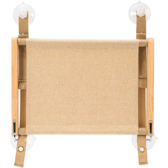CATISM Foldable Cat Window Lounger with Cushion up to 20 kg, Cat Hammock Window Seat, Cat Window Hammocks Bed for Indoor Cats, Large Cats Perch with Sturdy Suction Cup (50 x 38 cm) CATISM Foldable Cat Window Lounger with Cushion up to 20 kg, Cat Hammock Window Seat, Cat Window Hammocks Bed for Indoor Cats, Large Cats Perch with Sturdy Suction Cup (50 x 38 cm)