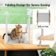 CATISM Foldable Cat Window Lounger with Cushion up to 20 kg, Cat Hammock Window Seat, Cat Window Hammocks Bed for Indoor Cats, Large Cats Perch with Sturdy Suction Cup (50 x 38 cm) CATISM Foldable Cat Window Lounger with Cushion up to 20 kg, Cat Hammock Window Seat, Cat Window Hammocks Bed for Indoor Cats, Large Cats Perch with Sturdy Suction Cup (50 x 38 cm)