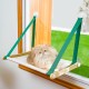 CATISM Foldable Cat Window Lounger with Cushion up to 20 kg, Cat Hammock Window Seat, Cat Window Hammocks Bed for Indoor Cats, Large Cats Perch with Sturdy Suction Cup (50 x 38 cm) CATISM Foldable Cat Window Lounger with Cushion up to 20 kg, Cat Hammock Window Seat, Cat Window Hammocks Bed for Indoor Cats, Large Cats Perch with Sturdy Suction Cup (50 x 38 cm)