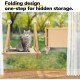 CATISM Foldable Cat Window Lounger with Cushion up to 20 kg, Cat Hammock Window Seat, Cat Window Hammocks Bed for Indoor Cats, Large Cats Perch with Sturdy Suction Cup (50 x 38 cm) CATISM Foldable Cat Window Lounger with Cushion up to 20 kg, Cat Hammock Window Seat, Cat Window Hammocks Bed for Indoor Cats, Large Cats Perch with Sturdy Suction Cup (50 x 38 cm)