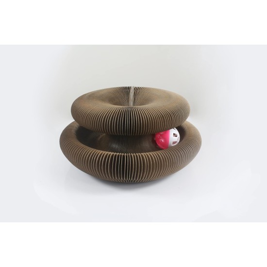 CHALTO Cat Scratching Post - Suitable for All Types of Cats - Durable Corrugated Cardboard - Reduces Stress and Anxiety - 3 Positions CHALTO Cat Scratching Post - Suitable for All Types of Cats - Durable Corrugated Cardboard - Reduces Stress and Anxiety - 3 Positions