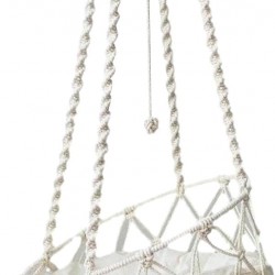 CHEYLIZI Cat Swing Hammock, Macrame Cat Hammock, Boho Swing Bed Hammock for House Cats, Comfortable Bedding for Pets, Cats, Kittens, for Sleeping, Playing, Climbing CHEYLIZI Cat Swing Hammock, Macrame Cat Hammock, Boho Swing Bed Hammock for House Cats, Comfortable Bedding for Pets, Cats, Kittens, for Sleeping, Playing, Climbing