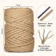 CIOXSOIO Sisal Rope for Scratching Post, 8 mm x 60 m, Natural Sisal Cord for DIY Cats, Scratching Rope, Decoration Household, Garden, Crafts CIOXSOIO Sisal Rope for Scratching Post, 8 mm x 60 m, Natural Sisal Cord for DIY Cats, Scratching Rope, Decoration Household, Garden, Crafts