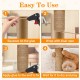 CIOXSOIO Sisal Rope for Scratching Post, 8 mm x 60 m, Natural Sisal Cord for DIY Cats, Scratching Rope, Decoration Household, Garden, Crafts CIOXSOIO Sisal Rope for Scratching Post, 8 mm x 60 m, Natural Sisal Cord for DIY Cats, Scratching Rope, Decoration Household, Garden, Crafts