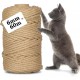 CIOXSOIO Sisal Rope for Scratching Post, 8 mm x 60 m, Natural Sisal Cord for DIY Cats, Scratching Rope, Decoration Household, Garden, Crafts CIOXSOIO Sisal Rope for Scratching Post, 8 mm x 60 m, Natural Sisal Cord for DIY Cats, Scratching Rope, Decoration Household, Garden, Crafts