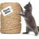 CIOXSOIO Sisal Rope for Scratching Post, 8 mm x 60 m, Natural Sisal Cord for DIY Cats, Scratching Rope, Decoration Household, Garden, Crafts CIOXSOIO Sisal Rope for Scratching Post, 8 mm x 60 m, Natural Sisal Cord for DIY Cats, Scratching Rope, Decoration Household, Garden, Crafts