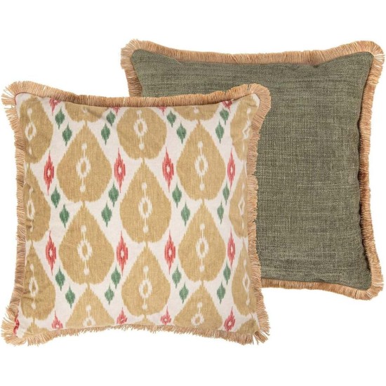 COJIN BROCADO CON FLECOS 45x13x45 CM COJIN BROCADO CON FLECOS 45x13x45 CM