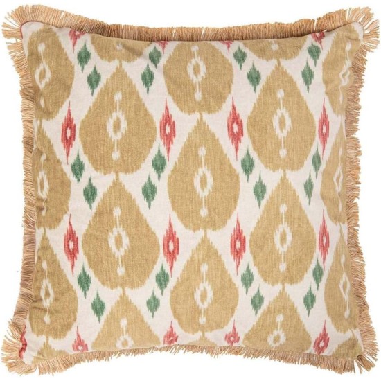 COJIN BROCADO CON FLECOS 45x13x45 CM COJIN BROCADO CON FLECOS 45x13x45 CM