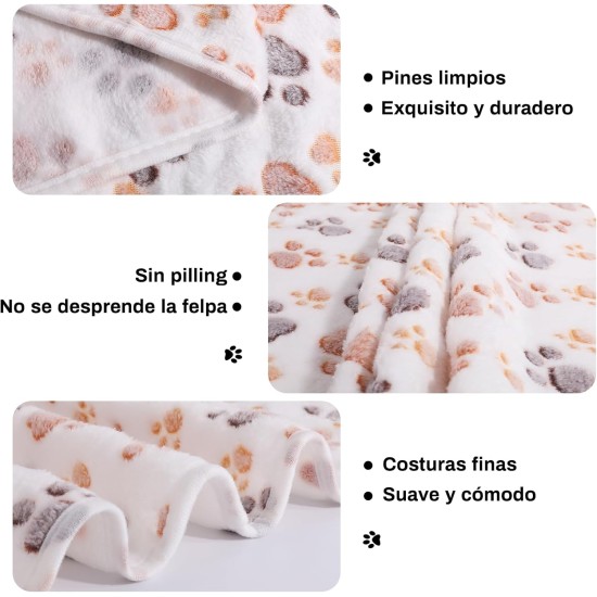 COMSLE Dog Blanket Cat Blankets Washable and Fluffy Pack of 3 Soft Warm Fleece Pet Blankets for Small Medium Dogs Cats Pet Blanket Sleeping Mat for Sofa Bed Star Pattern 76 x 52 cm COMSLE Dog Blanket Cat Blankets Washable and Fluffy Pack of 3 Soft Warm Fleece Pet Blankets for Small Medium Dogs Cats Pet Blanket Sleeping Mat for Sofa Bed Star Pattern 76 x 52 cm