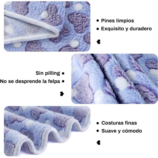 COMSLE Dog Blanket Cat Blankets Washable and Fluffy Pack of 3 Soft Warm Fleece Pet Blankets for Small Medium Dogs Cats Pet Blanket Sleeping Mat for Sofa Bed Star Pattern 76 x 52 cm COMSLE Dog Blanket Cat Blankets Washable and Fluffy Pack of 3 Soft Warm Fleece Pet Blankets for Small Medium Dogs Cats Pet Blanket Sleeping Mat for Sofa Bed Star Pattern 76 x 52 cm