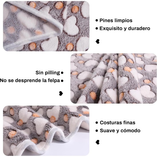 COMSLE Dog Blanket Cat Blankets Washable and Fluffy Pack of 3 Soft Warm Fleece Pet Blankets for Small Medium Dogs Cats Pet Blanket Sleeping Mat for Sofa Bed Star Pattern 76 x 52 cm COMSLE Dog Blanket Cat Blankets Washable and Fluffy Pack of 3 Soft Warm Fleece Pet Blankets for Small Medium Dogs Cats Pet Blanket Sleeping Mat for Sofa Bed Star Pattern 76 x 52 cm