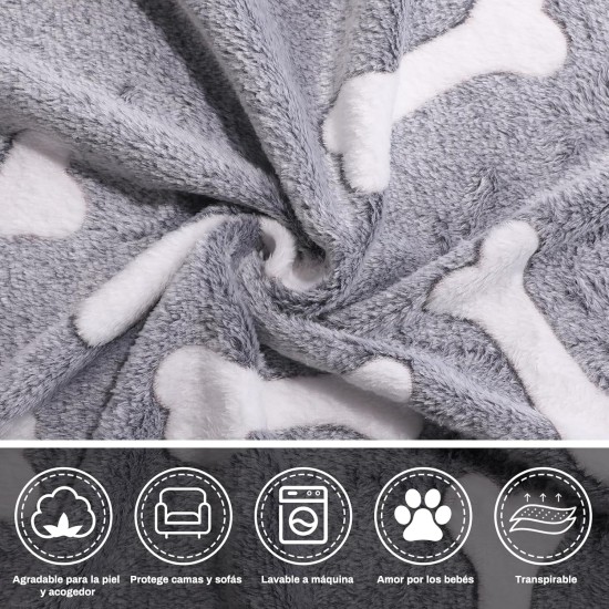 COMSLE Dog Blanket Cat Blankets Washable and Fluffy Pack of 3 Soft Warm Fleece Pet Blankets for Small Medium Dogs Cats Pet Blanket Sleeping Mat for Sofa Bed Star Pattern 76 x 52 cm COMSLE Dog Blanket Cat Blankets Washable and Fluffy Pack of 3 Soft Warm Fleece Pet Blankets for Small Medium Dogs Cats Pet Blanket Sleeping Mat for Sofa Bed Star Pattern 76 x 52 cm