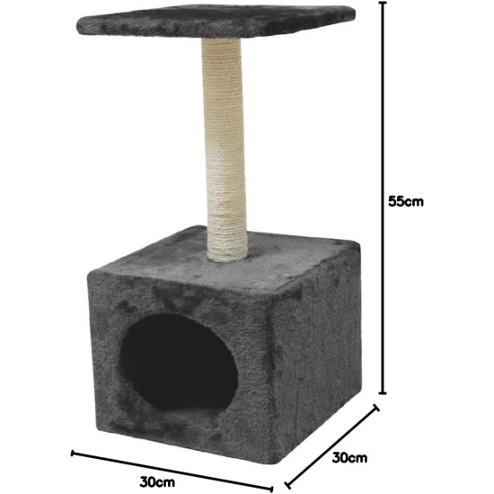 CROCI Berlin Cat Scratcher, 40 x 40 x 62 cm, Grey CROCI Berlin Cat Scratcher, 40 x 40 x 62 cm, Grey