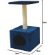 CROCI Berlin Cat Scratcher, 40 x 40 x 62 cm, Grey CROCI Berlin Cat Scratcher, 40 x 40 x 62 cm, Grey