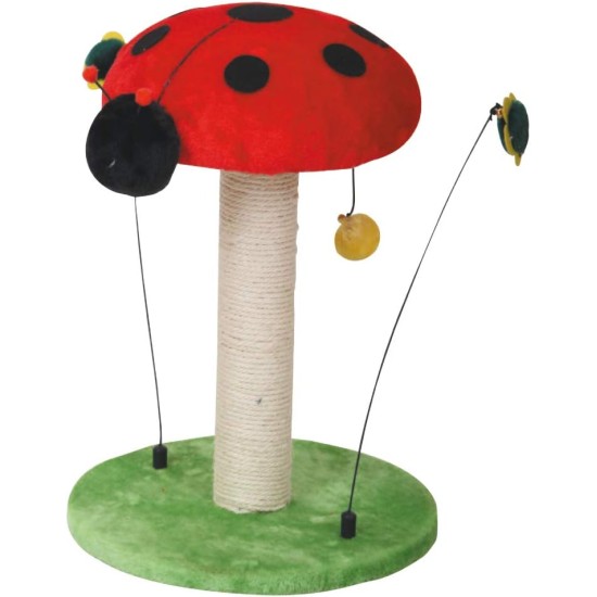 CROCI Lucky Bug Mix Subjects Cat Scratcher, 35 x 35 x 47 cm CROCI Lucky Bug Mix Subjects Cat Scratcher, 35 x 35 x 47 cm