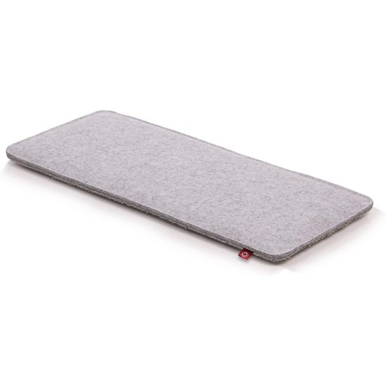CanadianCat Company Cat Window Lounger Felt Mat for Window Sills Padded Window Sill Cushion Light Grey Size S Approx. 60 x 26 cm CanadianCat Company Cat Window Lounger Felt Mat for Window Sills Padded Window Sill Cushion Light Grey Size S Approx. 60 x 26 cm