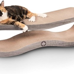 CanadianCat Company XXL Orbit 2.0 Lounge Dark Grey, Scratch Furniture, Cat Scratch Board | Cardboard with Catnip | 84 x 24 x 23 cm CanadianCat Company XXL Orbit 2.0 Lounge Dark Grey, Scratch Furniture, Cat Scratch Board | Cardboard with Catnip | 84 x 24 x 23 cm