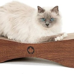 CanadianCat Company XXL Satellite 2.0 Lounge | Brown | Scratching Furniture | Scratching Board | Approx. 76 x 24 x 15 cm | Cat Cardboard + Catnip CanadianCat Company XXL Satellite 2.0 Lounge | Brown | Scratching Furniture | Scratching Board | Approx. 76 x 24 x 15 cm | Cat Cardboard + Catnip