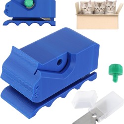 Cardboard Cutter for Cat Scratchers with 10 Blades, 3D Printed Cardboard Cutter for DIY Cat Scratchers, Hand Trimmer, Cardboard Strip Tool for Cat Lovers, Scratching Accessories and Parts Cardboard Cutter for Cat Scratchers with 10 Blades, 3D Printed Cardboard Cutter for DIY Cat Scratchers, Hand Trimmer, Cardboard Strip Tool for Cat Lovers, Scratching Accessories and Parts