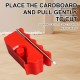 Cardboard Strip Cutter, Cardboard Cutter for Cat Scratches, Printed Cardboard Cutter - Cat Shaped Portable Cardboard Recycling Tool, Cardboard Cutter for Homemade Cat Scratching Boards Cardboard Strip Cutter, Cardboard Cutter for Cat Scratches, Printed Cardboard Cutter - Cat Shaped Portable Cardboard Recycling Tool, Cardboard Cutter for Homemade Cat Scratching Boards