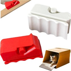 Cardboard Strip Cutter, Cardboard Cutter for Cat Scratches, Printed Cardboard Cutter - Cat Shaped Portable Cardboard Recycling Tool, Cardboard Cutter for Homemade Cat Scratching Boards Cardboard Strip Cutter, Cardboard Cutter for Cat Scratches, Printed Cardboard Cutter - Cat Shaped Portable Cardboard Recycling Tool, Cardboard Cutter for Homemade Cat Scratching Boards