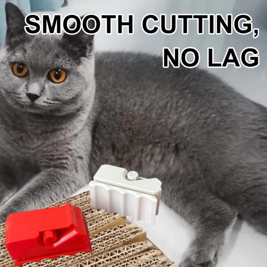 Cardboard Strip Cutter, Cardboard Cutter for Cat Scratches, Printed Cardboard Cutter - Cat Shaped Portable Cardboard Recycling Tool, Cardboard Cutter for Homemade Cat Scratching Boards Cardboard Strip Cutter, Cardboard Cutter for Cat Scratches, Printed Cardboard Cutter - Cat Shaped Portable Cardboard Recycling Tool, Cardboard Cutter for Homemade Cat Scratching Boards