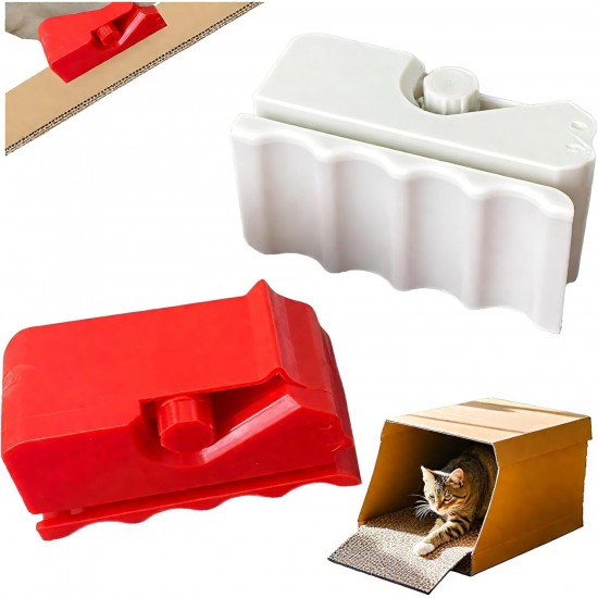 Cardboard Strip Cutter, Cardboard Cutter for Cat Scratches, Printed Cardboard Cutter - Cat Shaped Portable Cardboard Recycling Tool, Cardboard Cutter for Homemade Cat Scratching Boards Cardboard Strip Cutter, Cardboard Cutter for Cat Scratches, Printed Cardboard Cutter - Cat Shaped Portable Cardboard Recycling Tool, Cardboard Cutter for Homemade Cat Scratching Boards