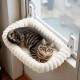 CareCooo Cat Window Lounger, Cat Hammock Window with Washable Cover, Fluffy Cat Bed, Window Sill with Suction Cups, Sturdy Windowsill Lounger for Cats up to 18 kg, M (52 x 30 cm), Grey CareCooo Cat Window Lounger, Cat Hammock Window with Washable Cover, Fluffy Cat Bed, Window Sill with Suction Cups, Sturdy Windowsill Lounger for Cats up to 18 kg, M (52 x 30 cm), Grey