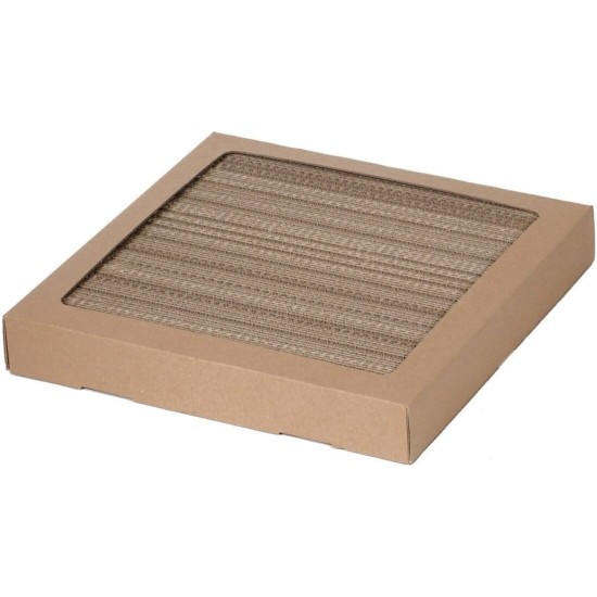 Carton+Pets Cat Scratching Post Cardboard Bronze 34.5 x 4 x 34.5 cm Carton+Pets Cat Scratching Post Cardboard Bronze 34.5 x 4 x 34.5 cm