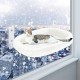 Casgee Window Lounger for Cats 60 x 30 cm, Cat Hammock with Sturdy Suction Cups, Cat Window Lounger, Foldable Cat Bed Window, Window Sill, Cat Lounger Up to 20 kg, Cat Hammock Window, Grey Casgee Window Lounger for Cats 60 x 30 cm, Cat Hammock with Sturdy Suction Cups, Cat Window Lounger, Foldable Cat Bed Window, Window Sill, Cat Lounger Up to 20 kg, Cat Hammock Window, Grey