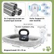 Casgee Window Lounger for Cats 60 x 30 cm, Cat Hammock with Sturdy Suction Cups, Cat Window Lounger, Foldable Cat Bed Window, Window Sill, Cat Lounger Up to 20 kg, Cat Hammock Window, Grey Casgee Window Lounger for Cats 60 x 30 cm, Cat Hammock with Sturdy Suction Cups, Cat Window Lounger, Foldable Cat Bed Window, Window Sill, Cat Lounger Up to 20 kg, Cat Hammock Window, Grey