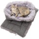 Cat Bed 2 in 1 Plush Soft Round Sleeping Cat Sofa Fluffy Cat Bed Small Dog Bed Cat Blanket Pet Bed Cat Bed Pet Bed for Cats and Small Dogs (Dark Grey) Cat Bed 2 in 1 Plush Soft Round Sleeping Cat Sofa Fluffy Cat Bed Small Dog Bed Cat Blanket Pet Bed Cat Bed Pet Bed for Cats and Small Dogs (Dark Grey)