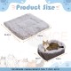 Cat Bed 2 in 1 Plush Soft Round Sleeping Cat Sofa Fluffy Cat Bed Small Dog Bed Cat Blanket Pet Bed Cat Bed Pet Bed for Cats and Small Dogs (Dark Grey) Cat Bed 2 in 1 Plush Soft Round Sleeping Cat Sofa Fluffy Cat Bed Small Dog Bed Cat Blanket Pet Bed Cat Bed Pet Bed for Cats and Small Dogs (Dark Grey)