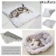 Cat Bed 2 in 1 Plush Soft Round Sleeping Cat Sofa Fluffy Cat Bed Small Dog Bed Cat Blanket Pet Bed Cat Bed Pet Bed for Cats and Small Dogs (Dark Grey) Cat Bed 2 in 1 Plush Soft Round Sleeping Cat Sofa Fluffy Cat Bed Small Dog Bed Cat Blanket Pet Bed Cat Bed Pet Bed for Cats and Small Dogs (Dark Grey)