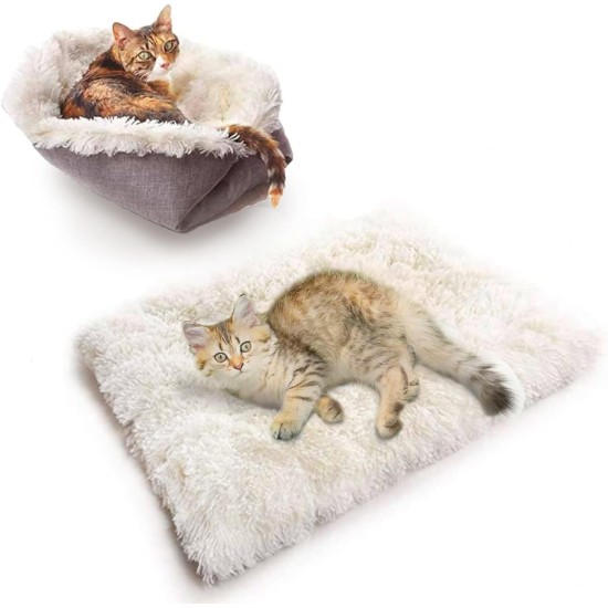 Cat Bed 2 in 1 Plush Soft Round Sleeping Cat Sofa Fluffy Cat Bed Small Dog Bed Cat Blanket Pet Bed Cat Bed Pet Bed for Cats and Small Dogs (Dark Grey) Cat Bed 2 in 1 Plush Soft Round Sleeping Cat Sofa Fluffy Cat Bed Small Dog Bed Cat Blanket Pet Bed Cat Bed Pet Bed for Cats and Small Dogs (Dark Grey)