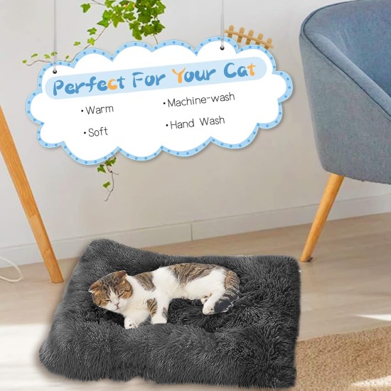 Cat Bed 2 in 1 Plush Soft Round Sleeping Cat Sofa Fluffy Cat Bed Small Dog Bed Cat Blanket Pet Bed Cat Bed Pet Bed for Cats and Small Dogs (Dark Grey) Cat Bed 2 in 1 Plush Soft Round Sleeping Cat Sofa Fluffy Cat Bed Small Dog Bed Cat Blanket Pet Bed Cat Bed Pet Bed for Cats and Small Dogs (Dark Grey)