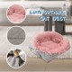 Cat Bed 2 in 1 Plush Soft Round Sleeping Cat Sofa Fluffy Cat Bed Small Dog Bed Cat Blanket Pet Bed Cat Bed Pet Bed for Cats and Small Dogs (Dark Grey) Cat Bed 2 in 1 Plush Soft Round Sleeping Cat Sofa Fluffy Cat Bed Small Dog Bed Cat Blanket Pet Bed Cat Bed Pet Bed for Cats and Small Dogs (Dark Grey)