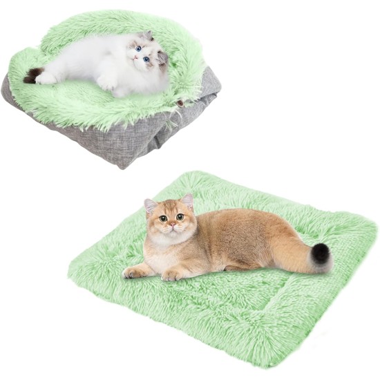Cat Bed 2 in 1 Plush Soft Round Sleeping Cat Sofa Fluffy Cat Bed Small Dog Bed Cat Blanket Pet Bed Cat Bed Pet Bed for Cats and Small Dogs (Dark Grey) Cat Bed 2 in 1 Plush Soft Round Sleeping Cat Sofa Fluffy Cat Bed Small Dog Bed Cat Blanket Pet Bed Cat Bed Pet Bed for Cats and Small Dogs (Dark Grey)