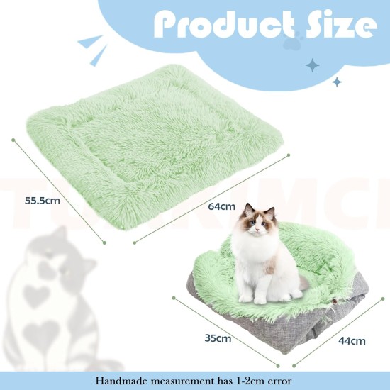 Cat Bed 2 in 1 Plush Soft Round Sleeping Cat Sofa Fluffy Cat Bed Small Dog Bed Cat Blanket Pet Bed Cat Bed Pet Bed for Cats and Small Dogs (Dark Grey) Cat Bed 2 in 1 Plush Soft Round Sleeping Cat Sofa Fluffy Cat Bed Small Dog Bed Cat Blanket Pet Bed Cat Bed Pet Bed for Cats and Small Dogs (Dark Grey)