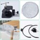 Cat Bed for Desk, Diameter 40 cm, up to 20 kg, Removable Portable Cat Bed Stand, Soft Cat Hammock, Cat Sleeping Place for Home Office, White Cat Bed for Desk, Diameter 40 cm, up to 20 kg, Removable Portable Cat Bed Stand, Soft Cat Hammock, Cat Sleeping Place for Home Office, White