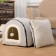 Cat Bed for House Cats, Foldable Cat Cave, Non-Slip and Water-Repellent Base, Cat Houses for Indoor Cats or Small Dogs, Kitten Tent, Rabbit Bed, Cat Beds and Furniture Cat Bed for House Cats, Foldable Cat Cave, Non-Slip and Water-Repellent Base, Cat Houses for Indoor Cats or Small Dogs, Kitten Tent, Rabbit Bed, Cat Beds and Furniture