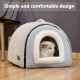 Cat Bed for House Cats, Foldable Cat Cave, Non-Slip and Water-Repellent Base, Cat Houses for Indoor Cats or Small Dogs, Kitten Tent, Rabbit Bed, Cat Beds and Furniture Cat Bed for House Cats, Foldable Cat Cave, Non-Slip and Water-Repellent Base, Cat Houses for Indoor Cats or Small Dogs, Kitten Tent, Rabbit Bed, Cat Beds and Furniture