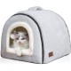 Cat Bed for House Cats, Foldable Cat Cave, Non-Slip and Water-Repellent Base, Cat Houses for Indoor Cats or Small Dogs, Kitten Tent, Rabbit Bed, Cat Beds and Furniture Cat Bed for House Cats, Foldable Cat Cave, Non-Slip and Water-Repellent Base, Cat Houses for Indoor Cats or Small Dogs, Kitten Tent, Rabbit Bed, Cat Beds and Furniture