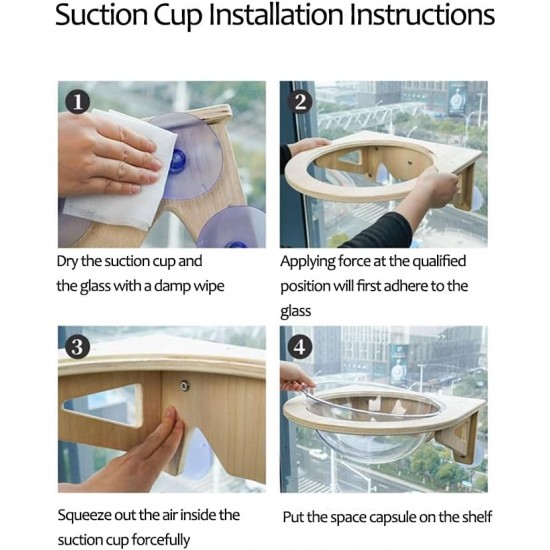 Cat Bed for Wall Mounting, High-Quality Cat Bed for Sleeping, Playing, Climbing, Supports up to 12 kg Cat Bed for Wall Mounting, High-Quality Cat Bed for Sleeping, Playing, Climbing, Supports up to 12 kg