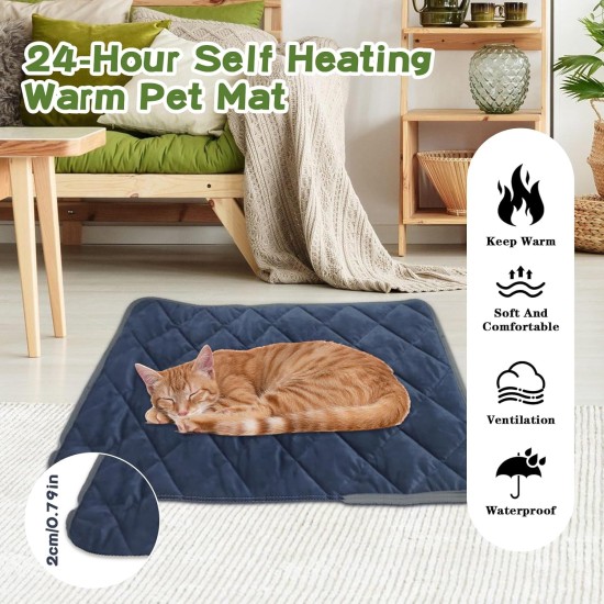 Cat Blanket, Self-Warming, 60 x 45 cm, Self-Heating Blanket, Cat, Heat Cushion, Heating Blanket, Cat Blanket for Cats, Fluffy Self-Heating Blanket, Cat and Dogs, Washable Thermal Blanket Cat Blanket, Self-Warming, 60 x 45 cm, Self-Heating Blanket, Cat, Heat Cushion, Heating Blanket, Cat Blanket for Cats, Fluffy Self-Heating Blanket, Cat and Dogs, Washable Thermal Blanket