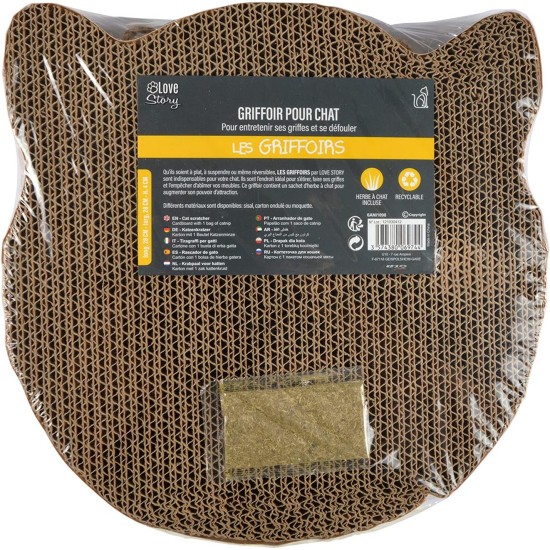 Cat Cat Scratching Post Hanging Cardboard Cat Scratching Post 28 x 4 cm with Catnip Cat Cat Scratching Post Hanging Cardboard Cat Scratching Post 28 x 4 cm with Catnip