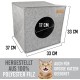 Cat Den, Cosy Retreat and Cat Bed Made of High-Quality Felt, Suitable for IKEA Kallax or Expedit, Place to Sleep Cat Den, Cosy Retreat and Cat Bed Made of High-Quality Felt, Suitable for IKEA Kallax or Expedit, Place to Sleep